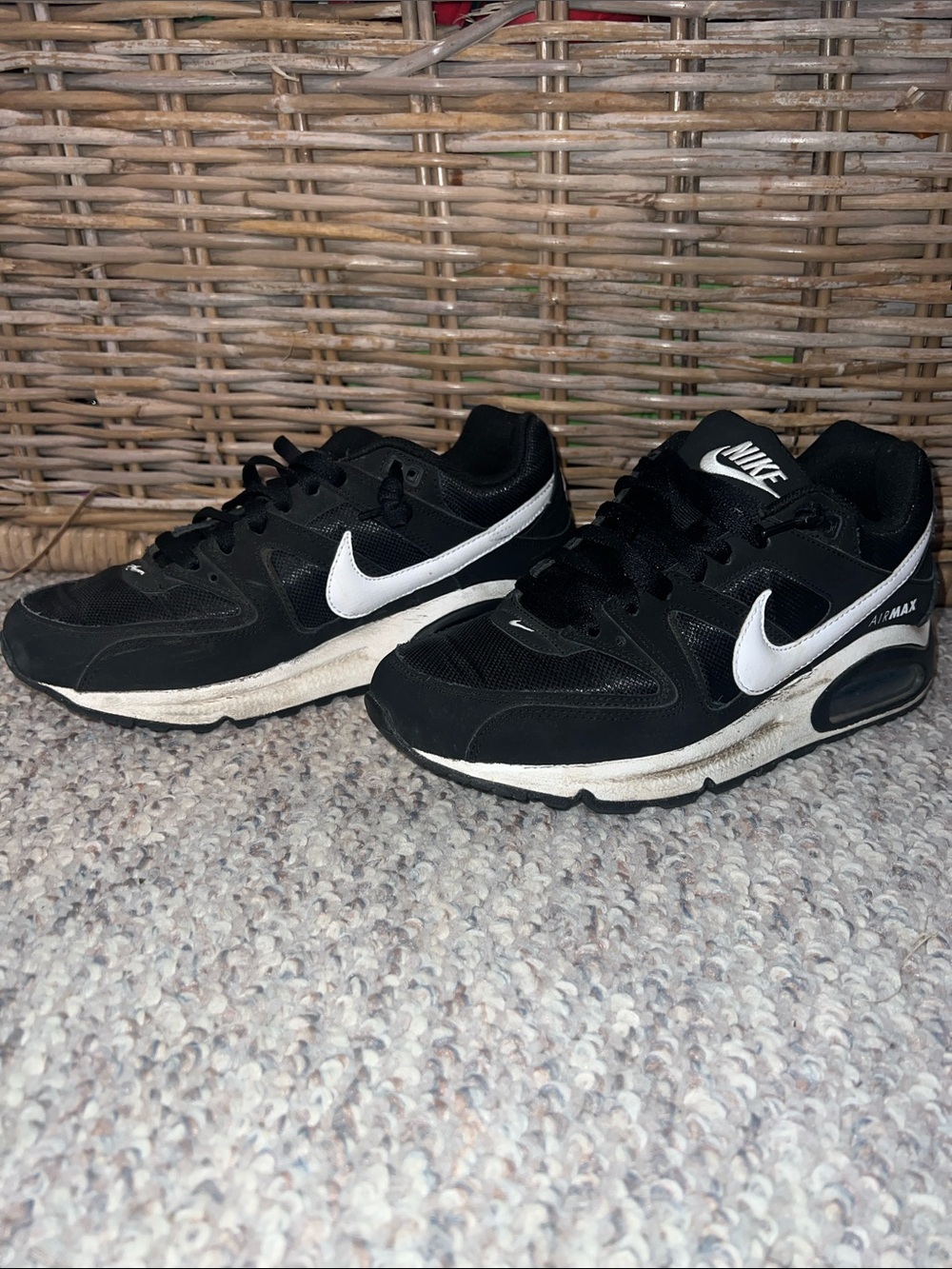 Nike Black and White Air Max Sneakers